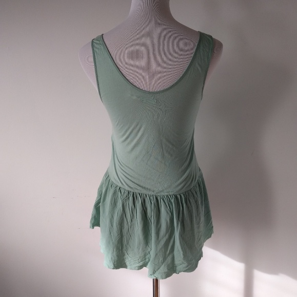 ❎ *Sold* EUC Kimchi Blue Mint Green Floral Lace Tank - Picture 4 of 6